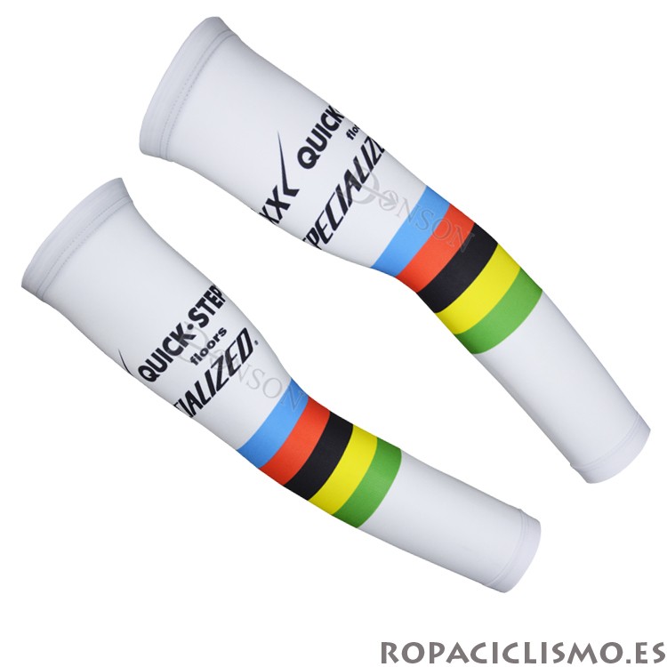 2015 Etixx Quick Step Manguitos blanco